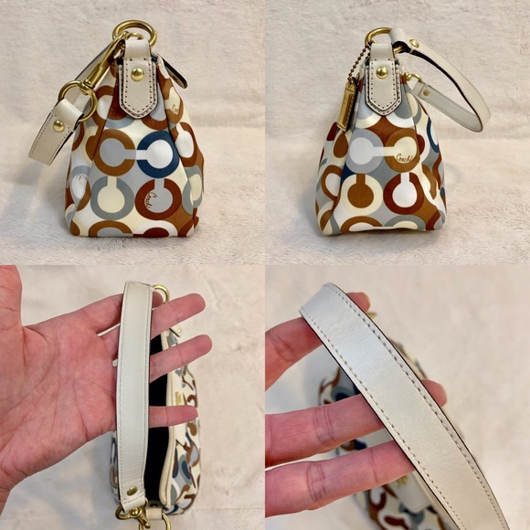 Multi colored satin Coach handbag! - Picture 5 of 8